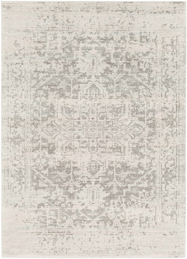 Hauteloom Rachel RAC Charcoal Machine Made Polypropylene Rug