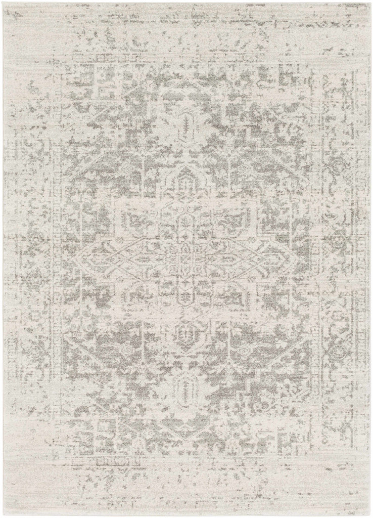 Hauteloom Rachel RAC Charcoal Machine Made Polypropylene Rug