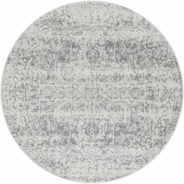 Hauteloom Rachel RAC Charcoal Machine Made Polypropylene Rug
