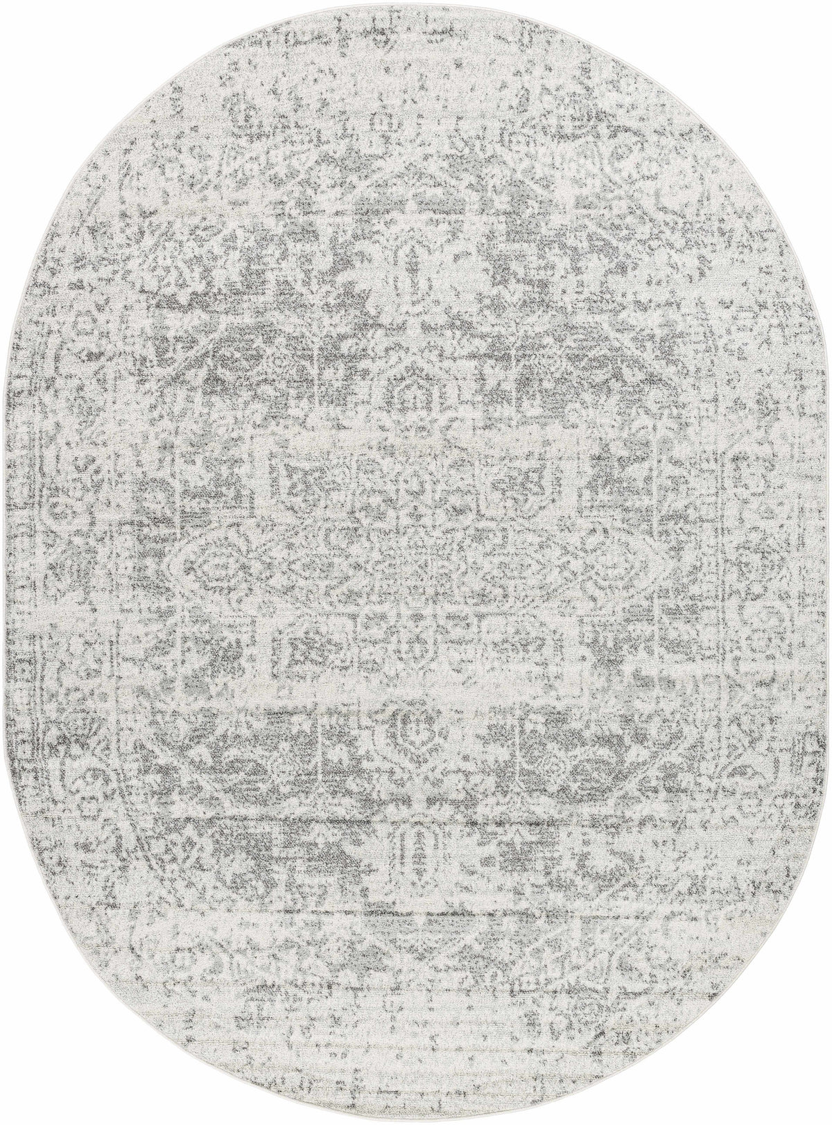 Hauteloom Rachel RAC Charcoal Machine Made Polypropylene Rug