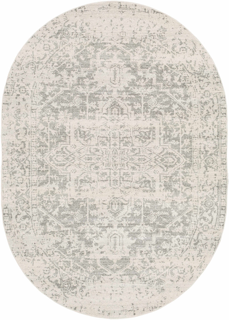 Hauteloom Rachel RAC Charcoal Machine Made Polypropylene Rug
