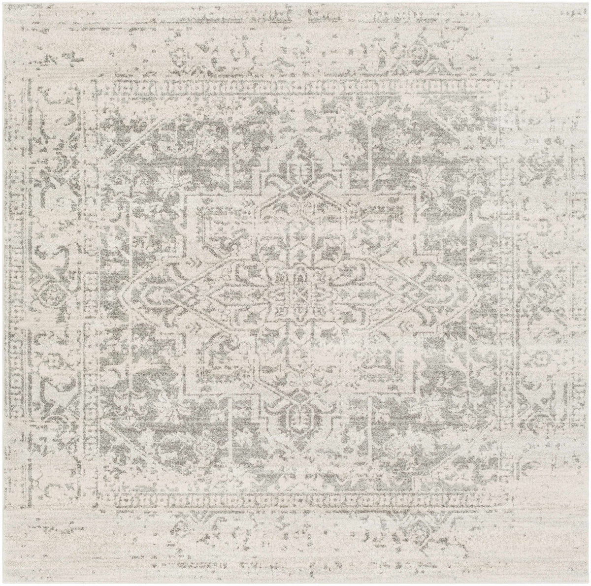 Hauteloom Rachel RAC Charcoal Machine Made Polypropylene Rug