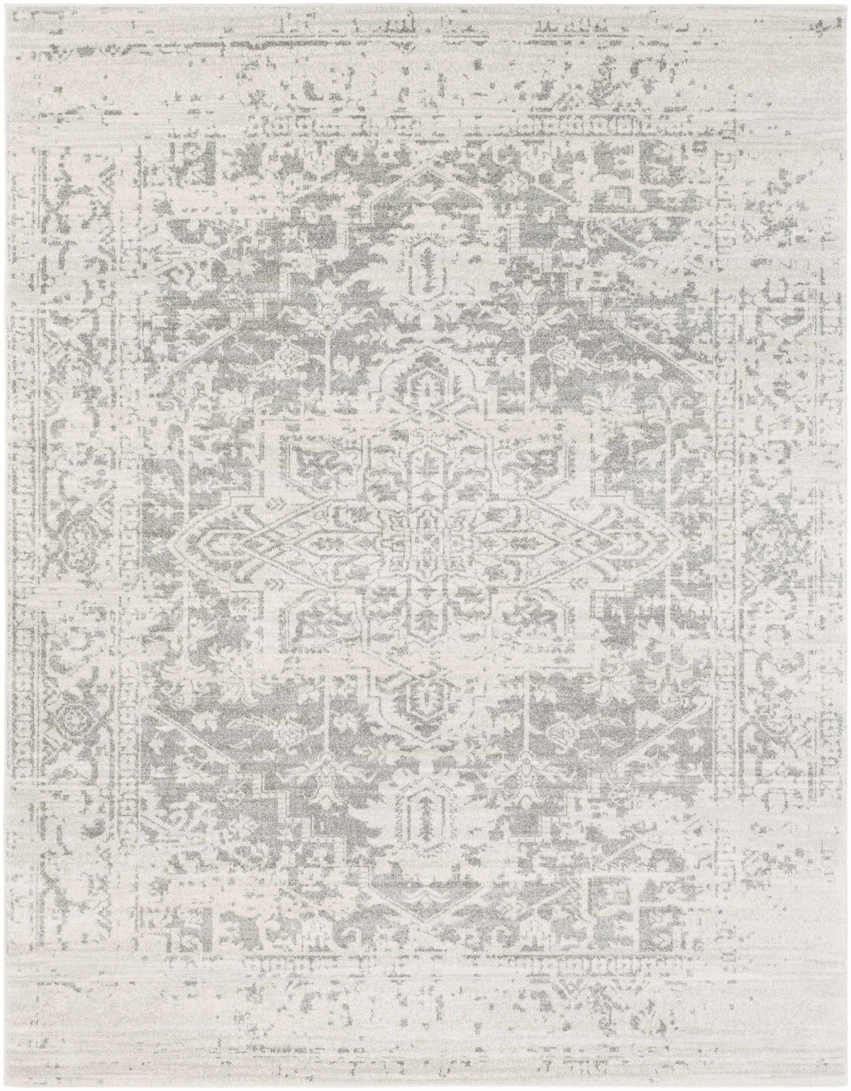 Hauteloom Rachel RAC Charcoal Machine Made Polypropylene Rug
