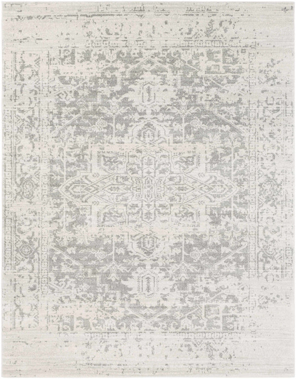 Hauteloom Rachel RAC Charcoal Machine Made Polypropylene Rug