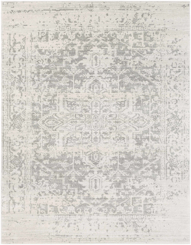 Hauteloom Rachel RAC Charcoal Machine Made Polypropylene Rug
