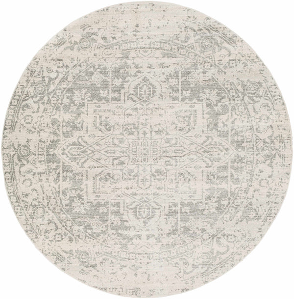Hauteloom Rachel RAC Charcoal Machine Made Polypropylene Rug