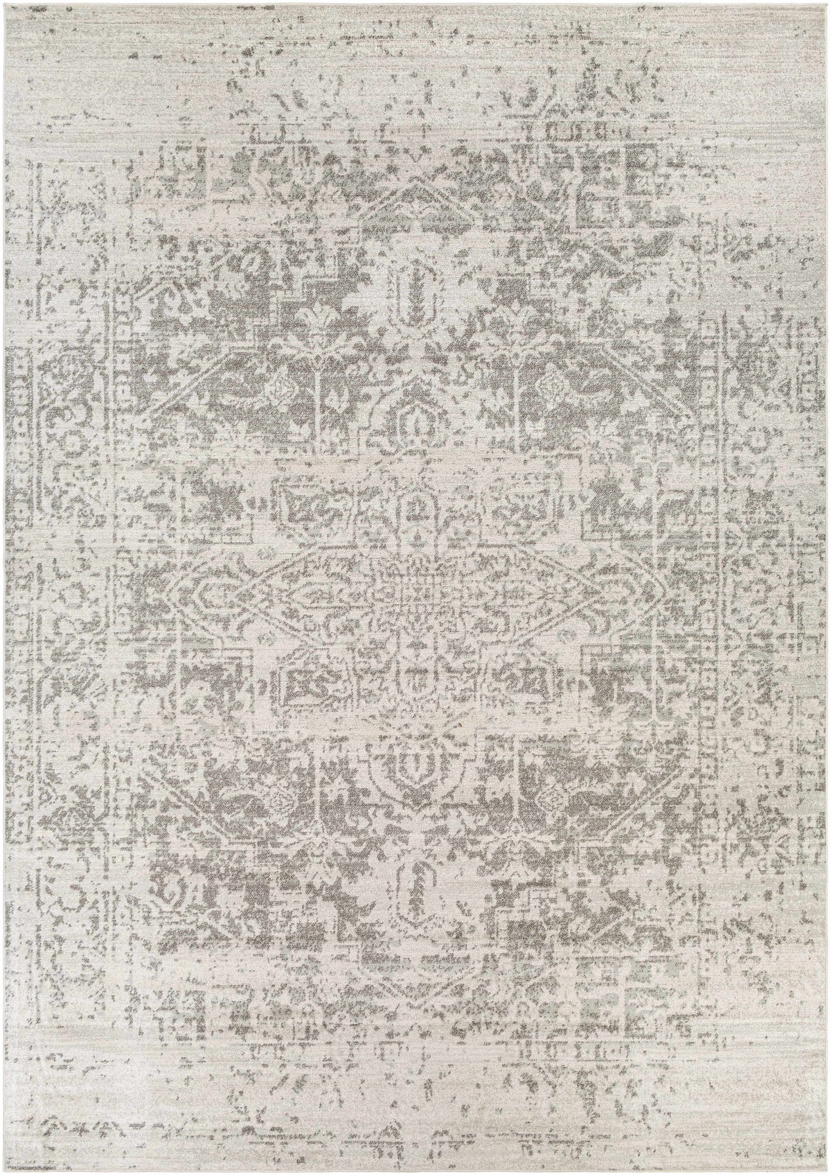 Hauteloom Rachel RAC Charcoal Machine Made Polypropylene Rug