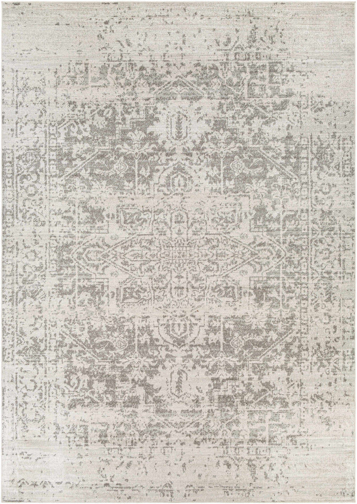 Hauteloom Rachel RAC Charcoal Machine Made Polypropylene Rug