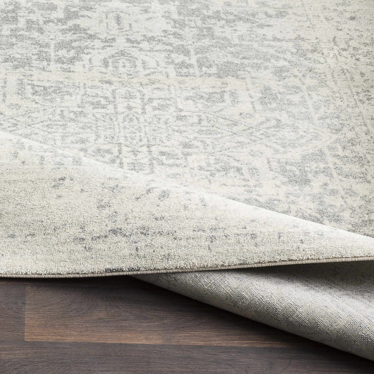 Hauteloom Rachel RAC Charcoal Machine Made Polypropylene Rug