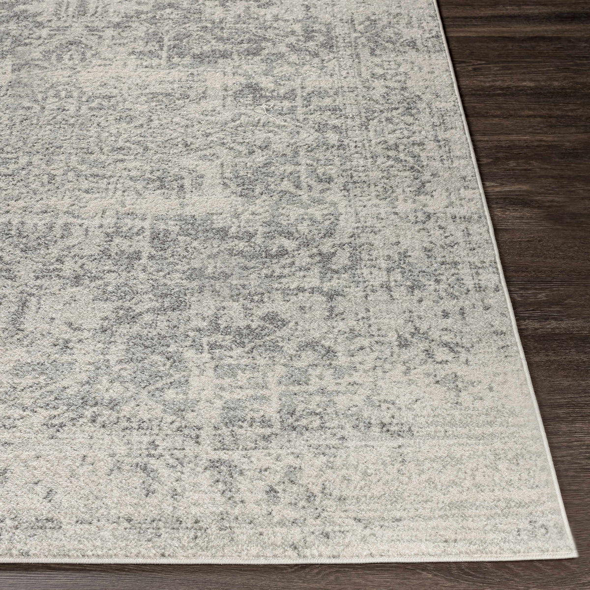 Hauteloom Rachel RAC Charcoal Machine Made Polypropylene Rug