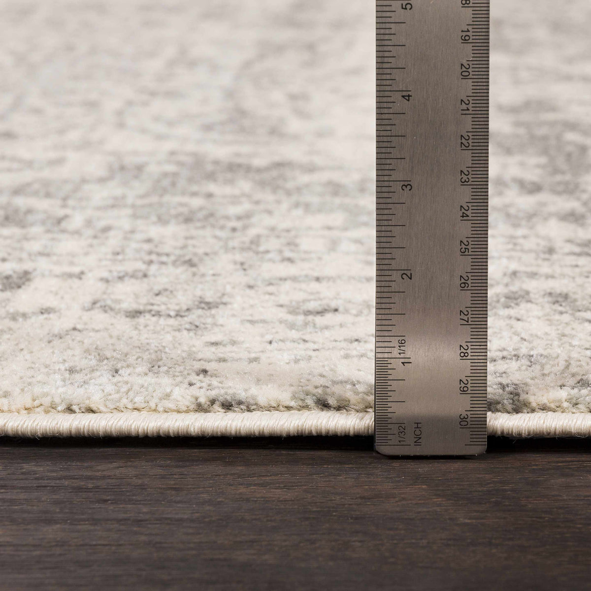 Hauteloom Rachel RAC Charcoal Machine Made Polypropylene Rug