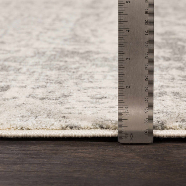 Hauteloom Rachel RAC Charcoal Machine Made Polypropylene Rug