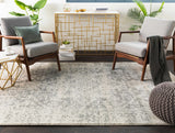Hauteloom Rachel RAC Charcoal Machine Made Polypropylene Rug