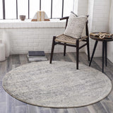 Hauteloom Rachel RAC Charcoal Machine Made Polypropylene Rug