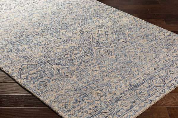 Hauteloom Radisson RADIS Blue Hand Tufted Wool Rug