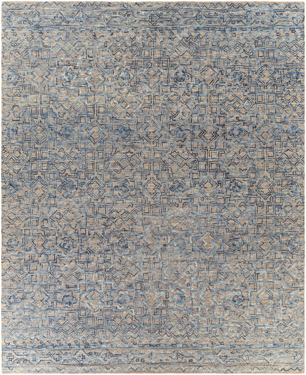 Hauteloom Radisson RADIS Blue Hand Tufted Wool Rug