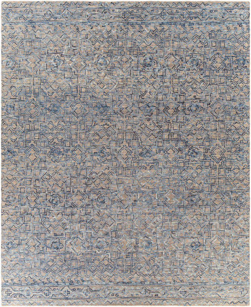 Hauteloom Radisson RADIS Blue Hand Tufted Wool Rug
