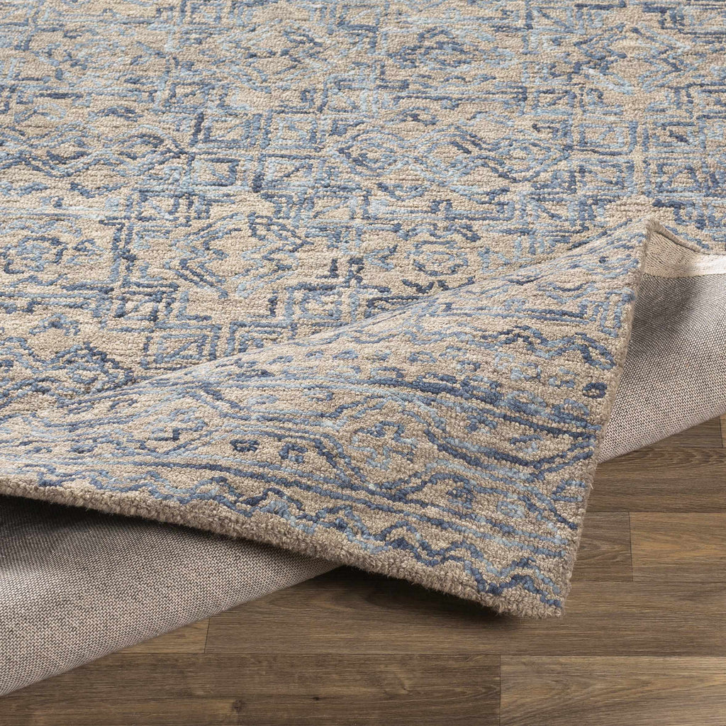 Hauteloom Radisson RADIS Blue Hand Tufted Wool Rug