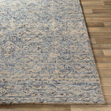 Hauteloom Radisson RADIS Blue Hand Tufted Wool Rug