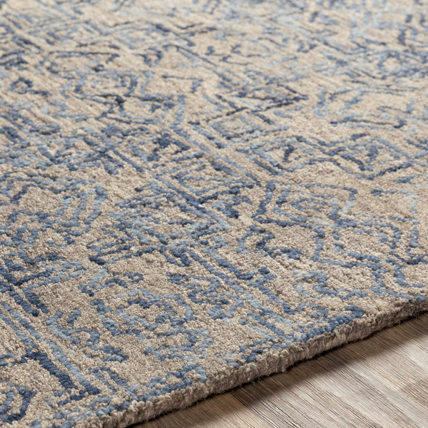 Hauteloom Radisson RADIS Blue Hand Tufted Wool Rug
