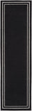 nourison nourison essentials nre02 black ivory rug