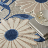 nourison aloha alh33 blue grey rug
