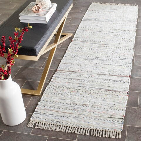 safavieh clearance rag rug rar121g white rug