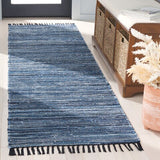 safavieh clearance rag rug rar301m blue rug