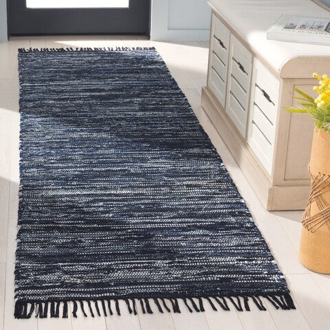 safavieh clearance rag rug rar301n navy rug