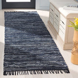 safavieh clearance rag rug rar301n navy rug