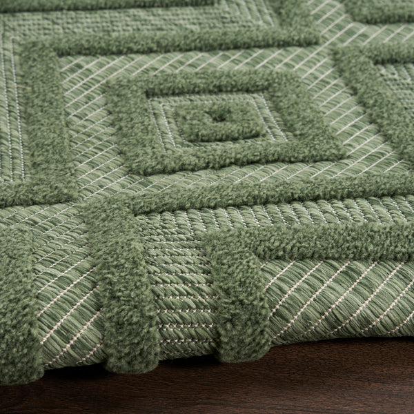 nourison versatile nrv01 green rug