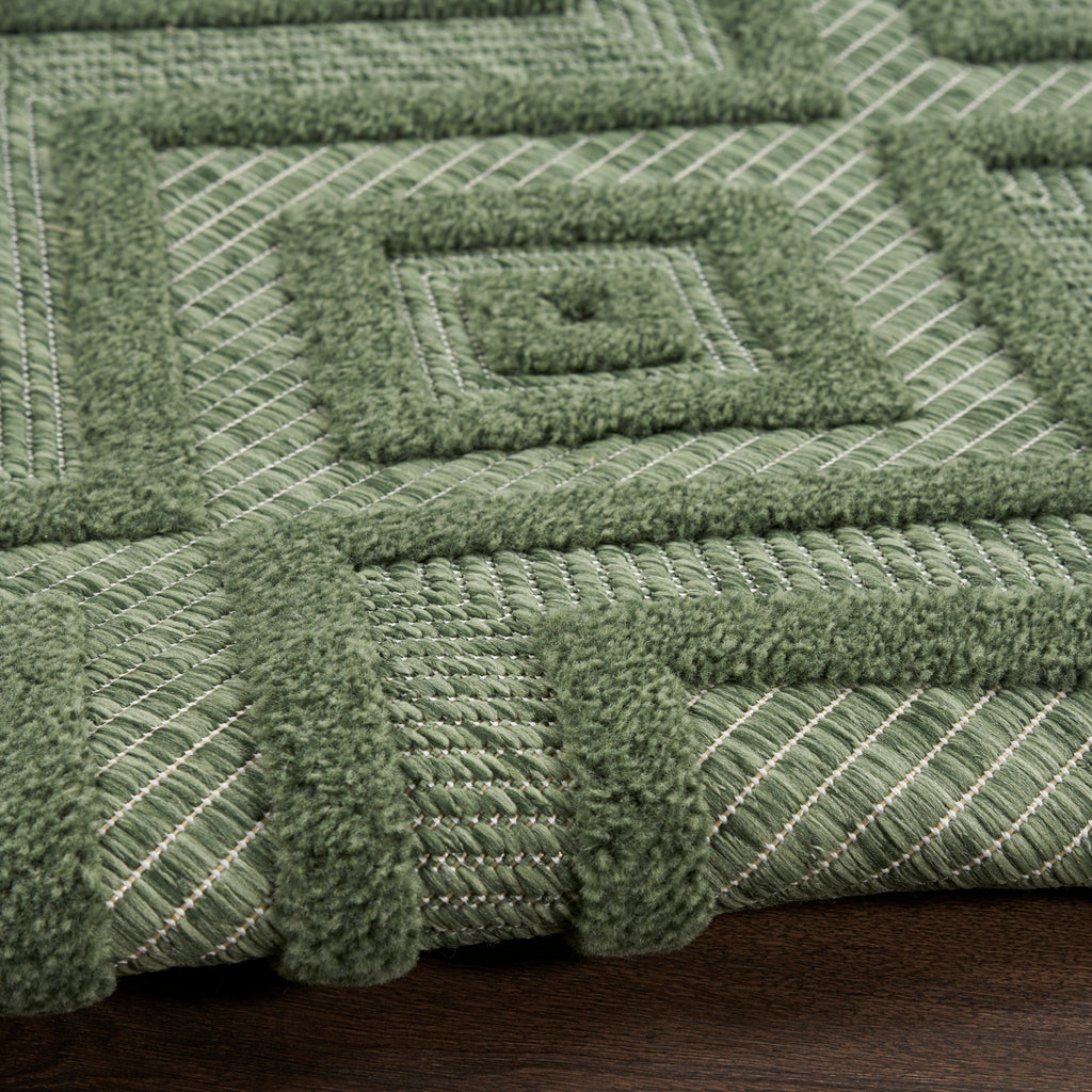 nourison versatile nrv01 green rug
