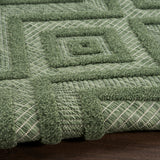nourison versatile nrv01 green rug