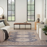 nourison serenity home srh01 ivory blue rug