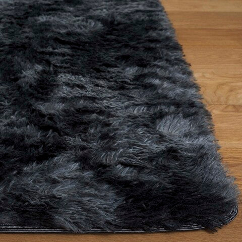 safavieh clearance rainbow shag rbo100f dark grey rug