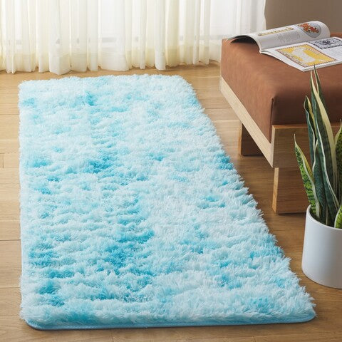 safavieh clearance rainbow shag rbo100j aqua rug