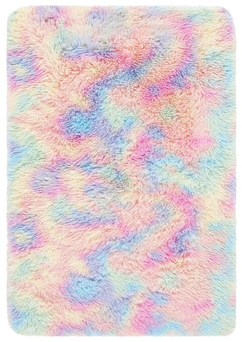 safavieh clearance rainbow shag rbo100r rainbow rug