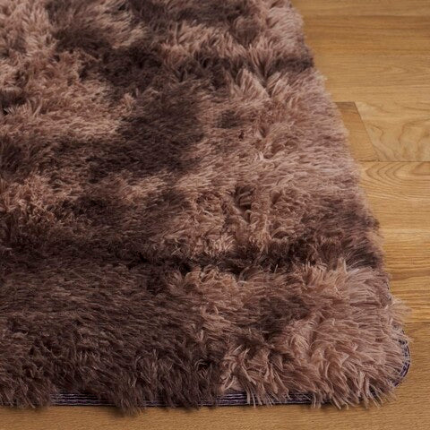 safavieh clearance rainbow shag rbo100t brown rug