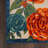 nourison aloha alh32 ivory multicolor rug