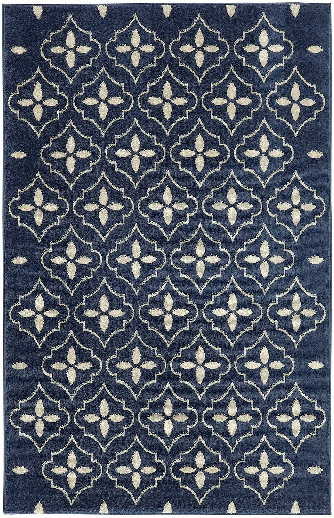 nourison nourison essentials nre04 navy ivory rug