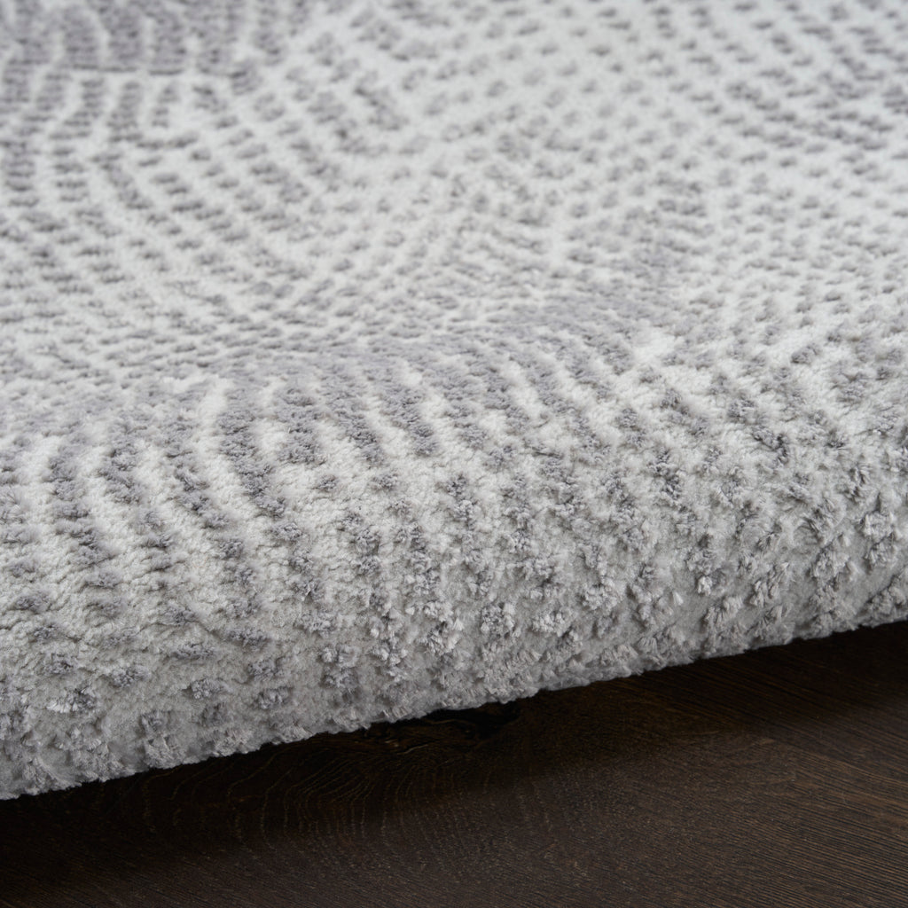 nourison central park west cep01 grey rug