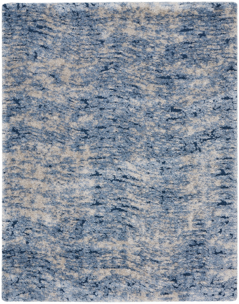 nourison dreamy shag drs06 light blue rug