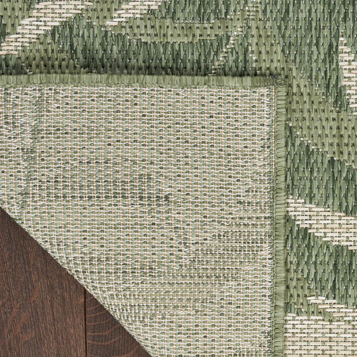nourison garden oasis goa01 green ivory rug