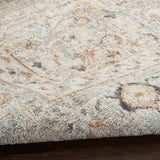 nourison oushak home ous02 light grey rug
