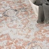 nourison astra machine washable asw12 gold multicolor rug