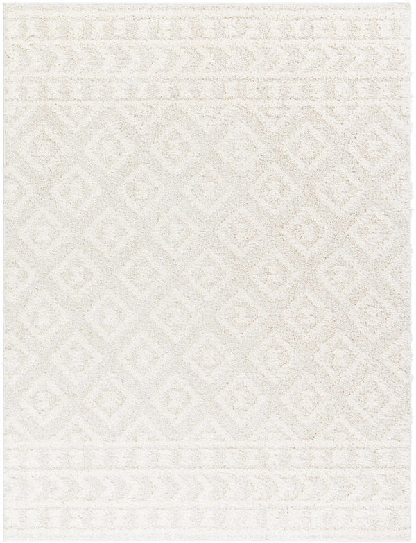 Hauteloom Eivin HRDOEIVINA1 Cream Machine Made Polyester Rug
