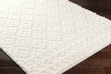Hauteloom Eivin HRDOEIVINA1 Cream Machine Made Polyester Rug