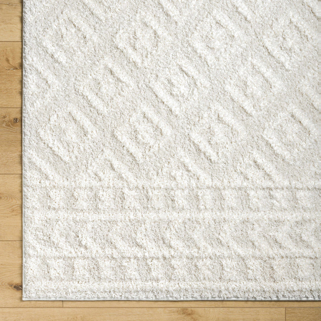 Hauteloom Eivin HRDOEIVINA1 Cream Machine Made Polyester Rug