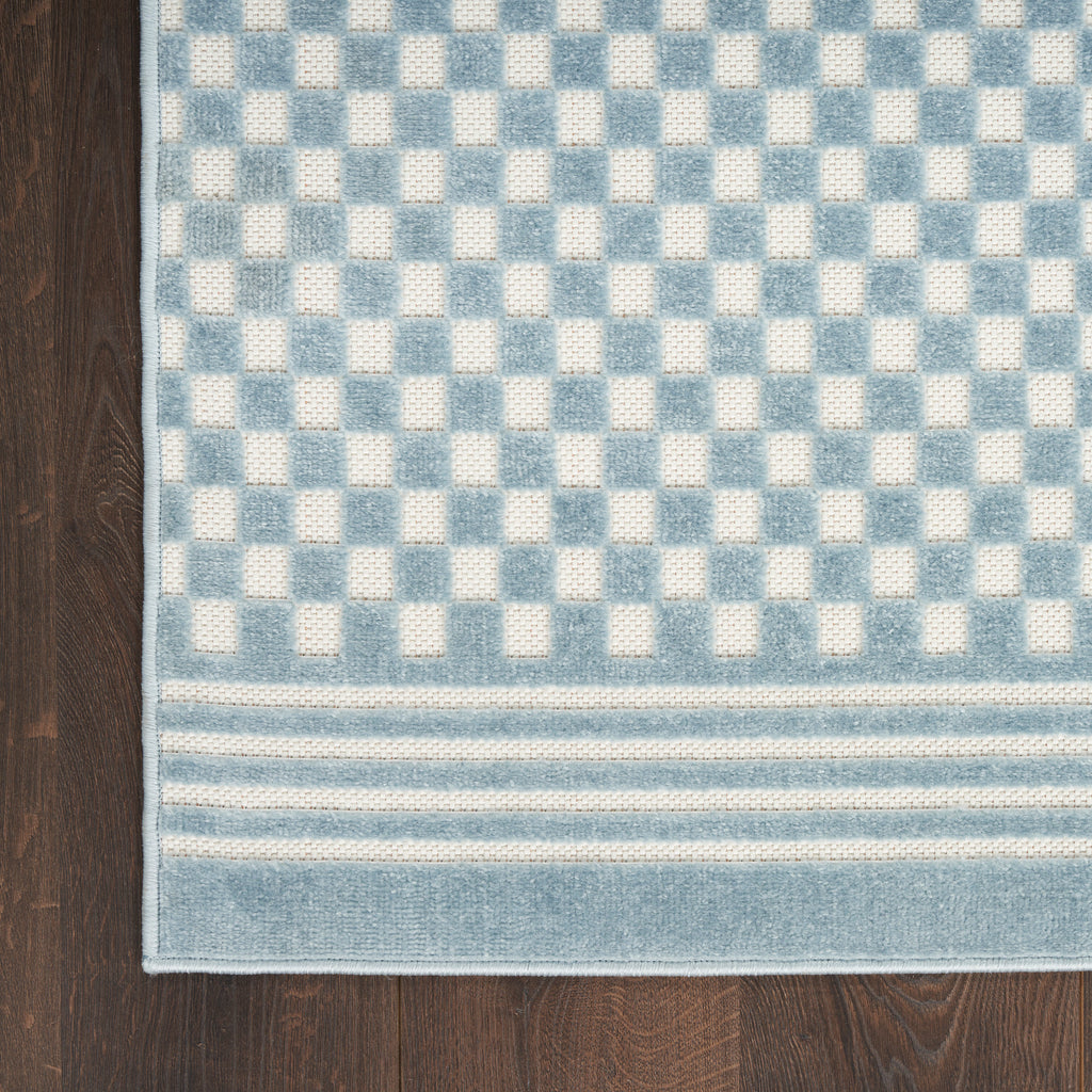 nourison care free caf02 blue rug