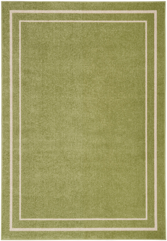 nourison nourison essentials nre02 green ivory rug